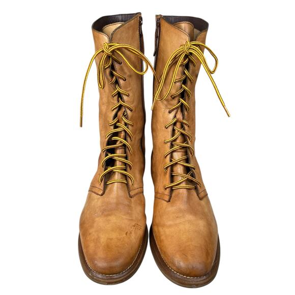 Cole Haan X NikeAir Brielle Tan Soft Leather Lace Up Chukka Boots Size US 7.5 - Picture 7 of 11